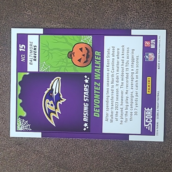 Devontez Walker Rookie Card Halloween details - Picture 2 of 2